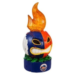 New York Mets Statue Lit Team Baseball tiki totem statue